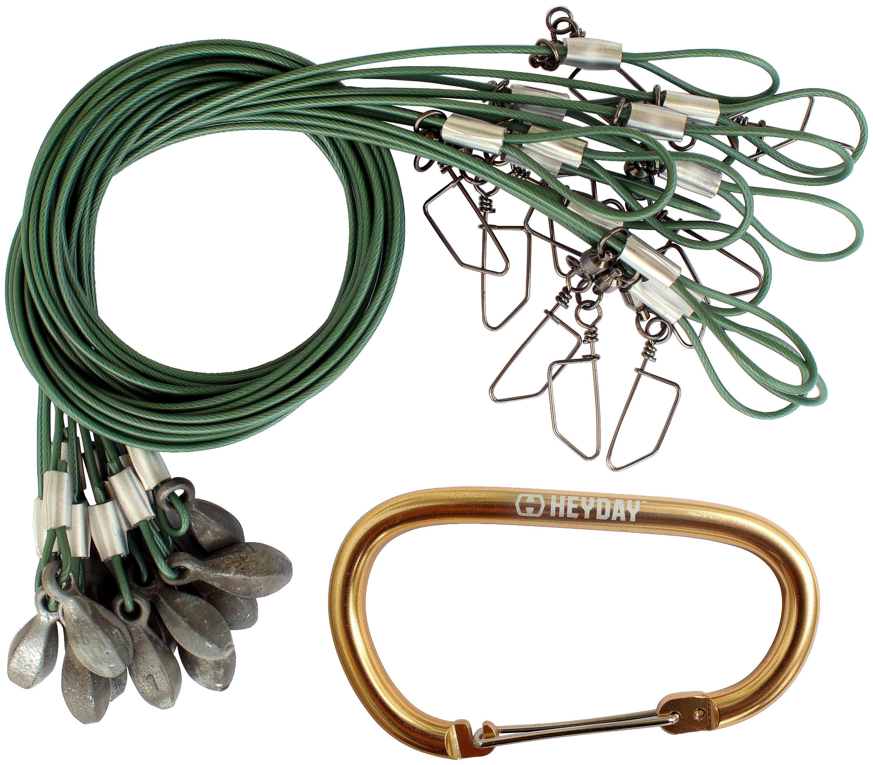 HEYDAY Public Land Teardrop Texas Decoy Rigs 12-Pack with Carabiner ...